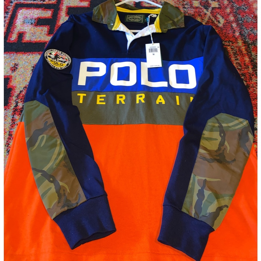 NWT Polo Terrain TransAlaskan Rugby Shirt